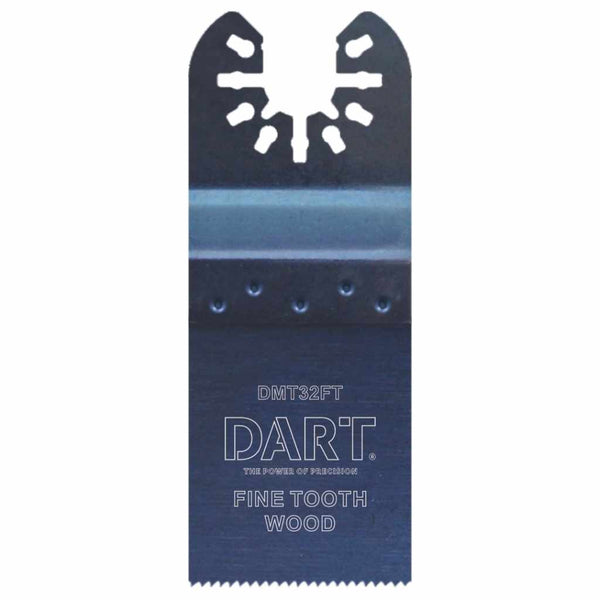 32mm Fine Tooth Multi-Tool Sawblade  DMT32FT, DART, 32MM, FINE, TOOTH, MULTITOOL, SAWBLADEPER, 1PRECISION, ENGINEERED, MULTITOOL, OSCILLATING, BLADES, DESIGNED, CUTTING, EFFICIENCY, FOR, DETAILED, CUTTING, TIMBER