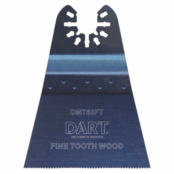 63mm Fine Tooth Multi-Tool Blade  DMT63FT, DART, 63MM, FINE, TOOTH, MULTITOOL, SAWBLADEPER, 1PRECISION, ENGINEERED, MULTITOOL, OSCILLATING, BLADES, DESIGNED, CUTTING, EFFICIENCY, FOR, DETAILED, CUTTING, TIMBER
