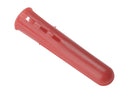 Red Expansion Plugs per 100  EXP3, EXPANSION, WALL, PLUGS, PLASTIC, BOX, 1000, NO, 68'SA, RANGE, COLOUR, CODED, PLUGS, USE, 3.07.0MM, 414, GAUGE, SCREWS, COST