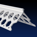 Corner Bead 2.5m 13mm White (34 per box)  P2.5AB13W, AN, ALTERNATIVE, RANGE, IMPACT, RESISTANT, DRYLINING, WET, PLASTER, BEADS, INTERNAL, EXTERNAL, USE.PVC, PLASTER, BEADS, DESIGNED, FOR, USE, EXTERNALLY, GALVANISED, BEADS, USED