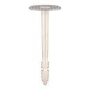 Plastic Insulation Fixing 8.0 x 90 - 100 P 100 PCS - Bag PIF90, TIMCO, PLASTIC, INSULATION, FIXINGS, WHITE, 8.0, X, 90DESIGNED, ANCHOR, INSULATION, MATERIAL, TO, CONCRETE, MASONRY, SUBSTRATE, MATERIALS, ONE, PIECE, IMPACT, RESISTANT
