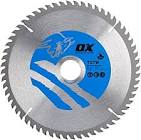 OX Wood Cutting Circular Saw Blade 210/30m 210/30mm, 60 Teeth ATB TCTW-2103060, OX, WOOD, CUTTING, CIRCULAR, SAW, BLADE, 21030MM, 60, TEETH, ATBFEATURESALTERNATE, TOP, BEVEL, ATB, TOOTH, CONFIGURATION, CUTTING, WOODREAMED, BORE, ENSURE, PRECISION