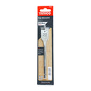 Flat Wood Bit 22.0 x 152 - 1 EA (Wallet) 1 EA - Wallet FB22, TIMCO, FLAT, WOOD, BITS, 22.0, X, 152THE, TWIN, CUTTING, EDGE, INTEGRAL, CENTRE, POINT, ENHANCES, SPEED, AND, PROVIDES, RAPID, CHIP, REMOVAL