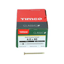 Classic Screw PZ2 CSK ZYP 4.0 x 60 - 200 P 200 PCS - Box 40060CLAF, TIMCO, CLASSIC, MULTIPURPOSE, COUNTERSUNK, GOLD, WOODSCREWS, 4.0, X, 60SPECIFICALLY, DESIGNED, MULTIPURPOSE, PRODUCT, 25, , , SHARP, POINT, SPECIAL