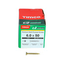 C2 Strong-Fix PZ3 CSK ZYP 6.0 x 50 - 200 P 200 PCS - Box 60050C2, TIMCO, C2, STRONGFIX, MULTIPURPOSE, PREMIUM, COUNTERSUNK, GOLD, WOODSCREWS, 6.0, X, 50A, PREMIUM, MULTIMATERIAL, SCREW, C2, TWINCUT, TECHNOLOGY, DUAL, ANGLE, FULL