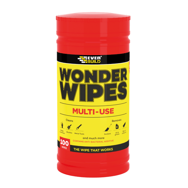 WONDER WIPES TRADE TUB -  - 100  WIPE80, MULTIUSE, WONDER, WIPES, 300, WIPE, TUB, MULTIUSE, WONDER, WIPES, BECOME, FIRST, CHOICE, WIPE, NATIONS, BUILDERS, TRADESMEN, SPECIALLY, FORMULATED, CLEAN, HANDS,
