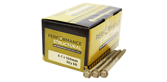 150x6.7mm Performance Structural Screws (5 PER 50 PH150STR100,