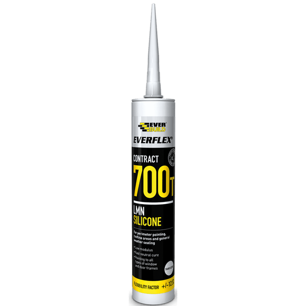 SILICONE 700T BROWN - Brown - 300ML  700TBN, SILICONE, 700T, , C3, BRONZEEVERFLEX, SILICONE, 700, COST, EFFECTIVE, LOW, MODULUS, NEUTRAL, OXIME, CURE, RTV, SILICONE, SEALANT, ADHERES, A, WIDE