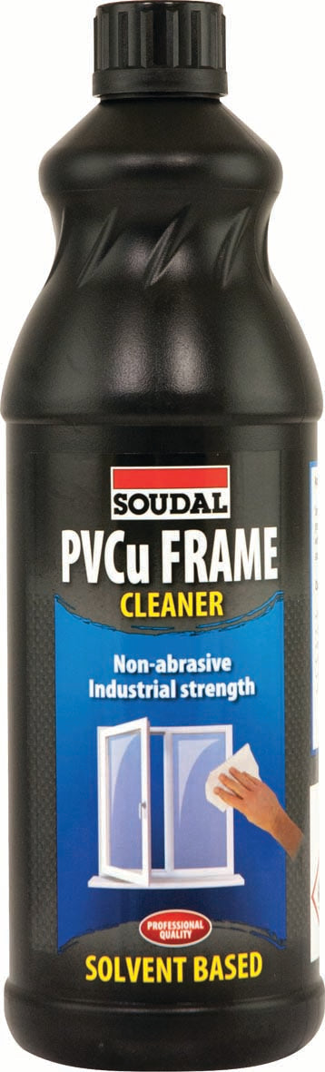 1L PVCu Solvent Cleaner  113621, PVCU, FRAME, CLEANER, SOLVENT, B, 1LSOLVENT, BASED, PVCU, FRAME, CLEANER, PVCU, MATERIALS, SPECIFICALLY, DESIGNED, FOR, REMOVING, INGRAINED, DIRT, GREASE, UNCURED, SEALANT,