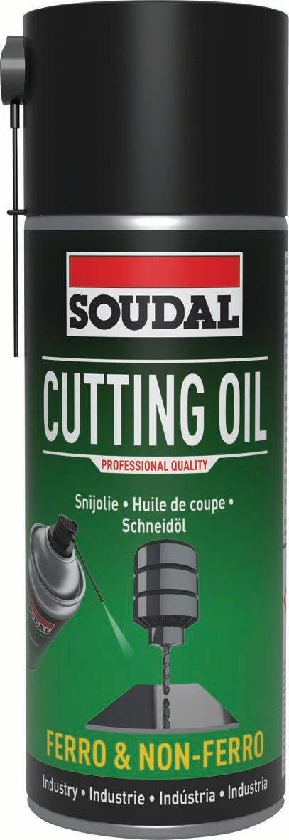 400ML SOUDAL CUTTING OIL  119717, CUTTING, OIL, 400MLHIGH, QUALITY, CUTTING, OIL, PREVENTS, OVERHEATING, METALS, CUTTING, DRILLING, SUITED, TOOLING, APPLICATIONS, METAL, TEMPERATURES, OF, 300°C, PROTECTS