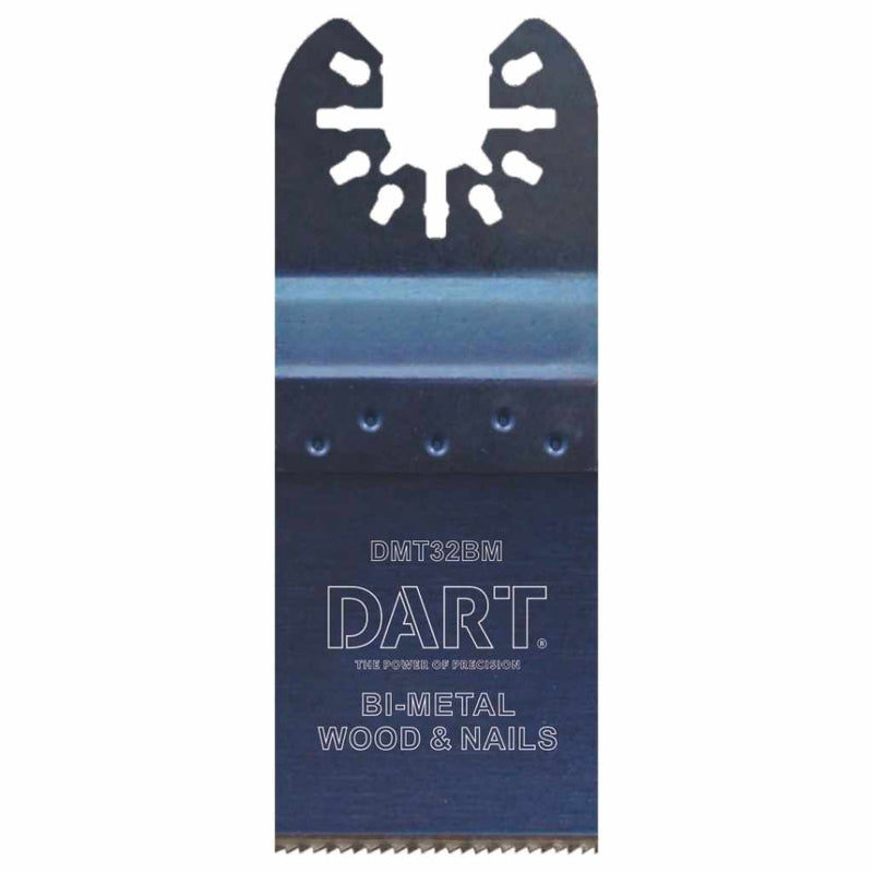 DART 32mm Bi-Metal Multi-Tool Sawblade  DMT32BM, DART, 32MM, BIMETAL, MULTITOOL, SAWBLADEPER, 1PRECISION, ENGINEERED, MULTITOOL, OSCILLATING, BLADES, DESIGNED, CUTTING, EFFICIENCY, FOR, GENERAL, PURPOSE, CUTTING