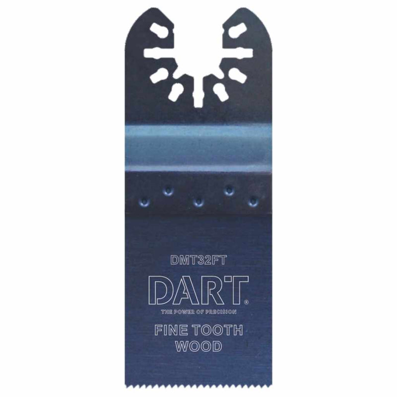 32mm Fine Tooth Multi-Tool Sawblade  DMT32FT, DART, 32MM, FINE, TOOTH, MULTITOOL, SAWBLADEPER, 1PRECISION, ENGINEERED, MULTITOOL, OSCILLATING, BLADES, DESIGNED, CUTTING, EFFICIENCY, FOR, DETAILED, CUTTING, TIMBER