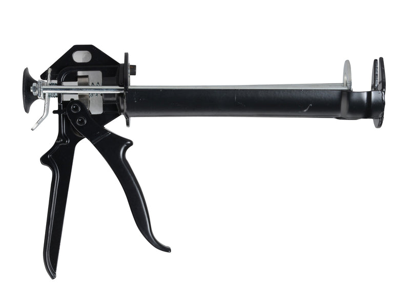 Chemical Anchor Resin Gun - 380ml (Black) Painted Black/Red GUN380, CHEMICAL, ANCHOR, RESIN, CARTRIDGE, GUN, 1, 380MLHEAVYDUTY, METAL, CHEMICAL, CARTRIDGE, APPLICATOR, GUN, FINISH, BLACK, RED, SPECIALLY, DESIGNED, 380ML, CARTRIDGES.