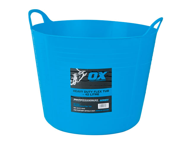 OX Pro Heavy Duty 42L Flexi Tub  P110642, OX