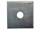 Square Plate Washers - Zinc Plated - Bag - 50 x 50 x 16mm - 10SQPL5016, SQUARE, PLATE, WASHERS, ZINC, PLATED, BAG, 10, 50, X, 50, X, 16MMSTEEL, HEAVY, DUTY, 3MM, PROFILE, FINISH, ZINC