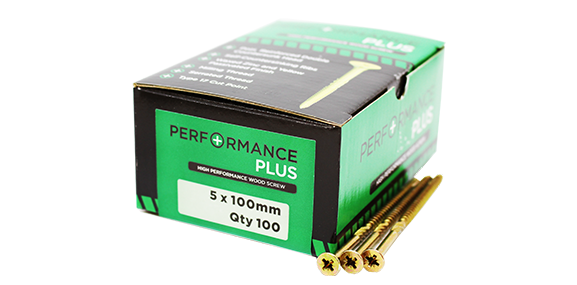 5x50mm Performance PLUS Screw (200) PER BOX PS550PP,