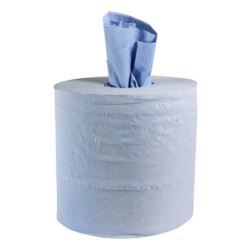 Centrefeed Roll Blue 150m x 175mm - 6 PCS 6 PCS - Pack 973508, TIMCO, CENTREFEED, ROLLS, BLUE, 150M, X, 175MMLARGE, HIGHLY, ABSORBENT, 2, PLY, ROLLS, EVERYDAY, SPILLS, SITE, HOME, OFFICE, CAN, USED