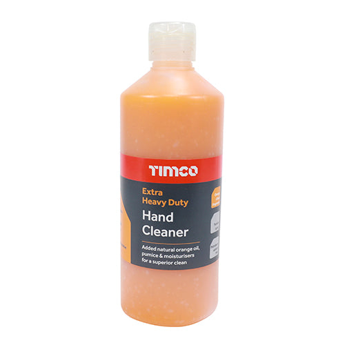 Extra HD Hand Cleaner 500ml - 1 EA (Bottle 1 EA - Bottle 432000, TIMCO, EXTRA, HEAVY, DUTY, HAND, CLEANER, HAND, PUMICE, SCRUB, ORANGE, FLIP, TOP, 500ML, TIMCO, EXTRA, HEAVY, DUTY, HAND, CLEANER, FORMULATED