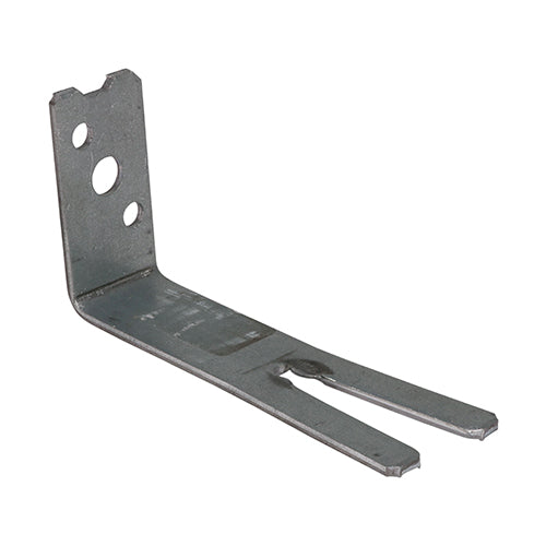 Fishtailed Frame Cramp 100/50 - 1 EA (Unit 1 EA - Unit 100FFC, TIMCO, HEAVY, DUTY, FISHTAILED, CRAMPS, GALVANISED, 10050TWO, 6MM, HOLES, ONE, 8MM, HOLE, MANUFACTURED, GALVANISED, STEEL, GIVE, HIGH, LEVEL, CORROSION, RESISTANCE.
