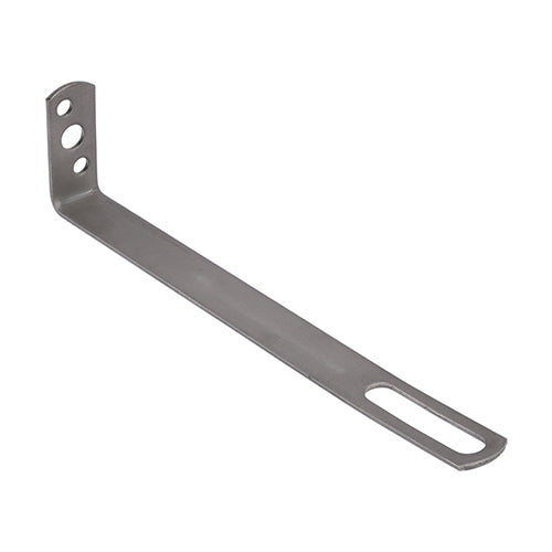 Safety Frame Cramp A2 SS 200/50 - 250 PCS 250 PCS - Unit 200SFCS, TIMCO, SAFETY, FRAME, CRAMPS, STAINLESS, STEEL, 20050TRADITIONALLY, USED, SECURING, TIMBER, WINDOWS, DOOR, FRAMES, MASONRY, CAN, ALSO, USED, FOR, RESTRAINING, MASONRY