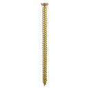 Multi-Fix Concrete Screw - ZYP 7.5 x 40 - 100 PCS - Box 00040TCON, TIMCO, CONCRETE, SCREWS, FLAT, COUNTERSUNK, GOLD, 7.5, X, 40A, RAPID, EFFECTIVE, LIGHT, DUTY, ANCHORING, SYSTEM, FIXING, CONCRETE, BRICK, STONE, CONCRETE