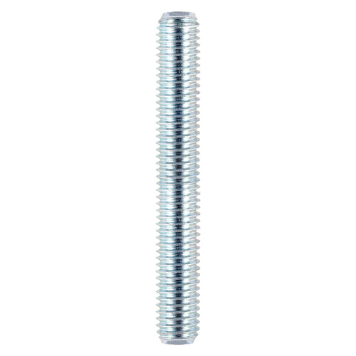Threaded Bar DIN 975 Zinc M10 x 1000 - 10 10 PCS - Bundle 10TBZ, TIMCO, THREADED, BARS, GRADE, 4.8, SILVER, M10, X, 1000COMMONLY, USED, DROP, ANCHORS, SUSPENDING, CABLE, TRAYS, CEILINGS, CAN, CUT, REQUIRED, LENGTH