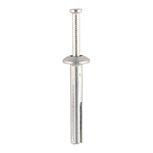 Zamac Nail In Anchor 6.0 x 40 - 100 PCS (B 100 PCS - Box 0640ZNA, TIMCO, NAIL, ANCHORS, ZAMAC, , 6.0, X, 40A, RAPID, LIGHT, DUTY, HAMMERSET, ANCHOR, ATTACHING, SHEET, METAL, PLASTIC, WOOD, CONCRETE, OR