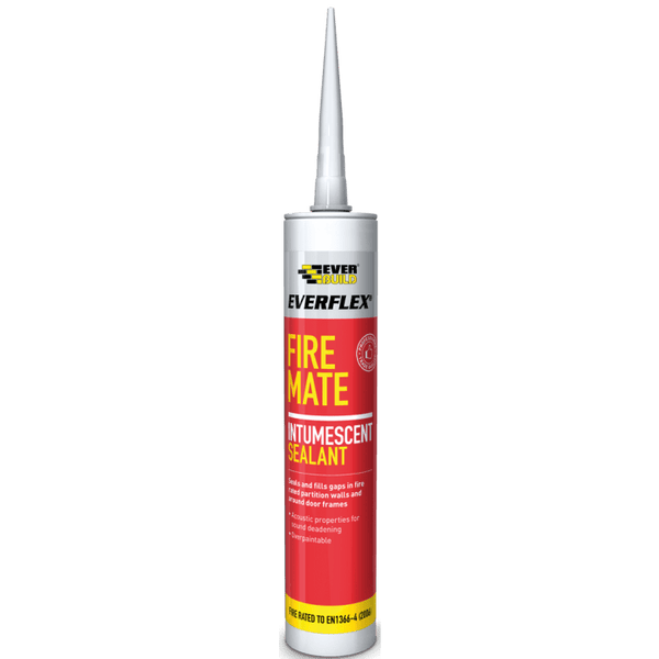 FIRE MATE WHITE INTUMESCENT - White - 295M  FIRE, FIRE, MATE, SEALANT, 295ML, BROWNEVERFLEX, FIRE, MATE, FIVE, HOUR, RATED, ONE, PART, EMULSION, ACRYLIC, BASED, INTUMESCENT, ACOUSTIC, SEALANT, GIVES, A