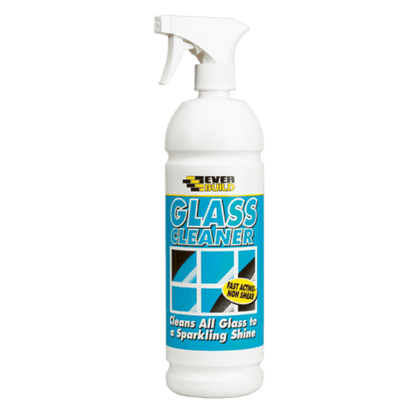 Everbuild Glass Cleaner 1L Spray  GLASSCLEAN1L, EVERBUILD, GLASS, CLEANER, 1L, SPRAY, GLASS, CLEANER, POWERFUL, GLASS, CLEANING, AGENT, CONTAINING, A, HIGH, LEVEL, DETERGENTS, SOLVENTS, RAPID, DRYING, A, SMEAR