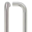 22mm D Pull Handle - 600mm Centers - Grade 201 - Bolt Throug ZCS2D600CS, 22MM