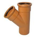 EKO DRAIN UNDERGROUND 45' DOUBLE SOCKET BE  