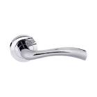 STATUS Texas Lever on Round Rose - Polishe Chrome S35RPC, STATUS