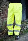 0118FAGTR *MEDIUM Warrior Hi Vis Seattle Trousers Yellow HIVISTROUSERMED