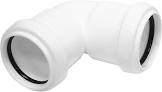 90ø KNUCKLE BEND 32MM WHITE BRIGHT  PWE9032WB, 90