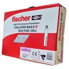 Fischer 90mm Galvanised RING SHANK Gas Nails 90MMGALVRING, FISCHER
