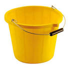 Yellow Bucket 3 Gallon  BUCKET3GY, HEAVY