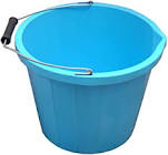 Very Heavy Duty Bucket - Sky Blue, Plain  VHBUCKET-BLUE, VERY