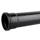 SINGLE SOCKET PIPE 110MM X 3M BLACK  SPB0001, SINGLE