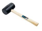 OX Trade Black Rubber Mallet - 24 oz  T081724, OX, TRADE, BLACK, RUBBER, MALLET, 24, OZFEATURESQUALITY, DURABLE, RUBBER, MALLETBLACK, HEAD, GENERAL, PURPOSE, TASKS, STEEL, HEAD, UNSUITABLE24OZ, , 680GLENGTH, 63MMWIDTH