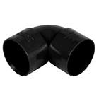 90ø KNUCKLE BEND 40MM BLACK  PWE9040B, 90