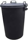 Black Dust Bin - 110L  DUSTBIN110L, BLACK