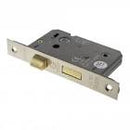 Atlantic Bathroom Lock [CE] 3" - Polished ALKFPBATHPN - Forend and Strike for above ALKBATH3PN, ATLANTIC
