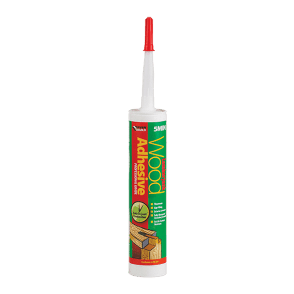 LUMBERJK 5 MIN PU WOOD ADH GEL -  - 310ML TUBES 5MINPU3, 5, MINUTE, POLYURETHANE, WOOD, ADHESIVE, LIQUID, 750GRM, REDLUMBERJACK, 5, MINUTE, POLYURETHANE, WOOD, ADHESIVE, LIQUID, RED, COLOUR, IS, IDEAL, LARGER, APPLICATIONS,