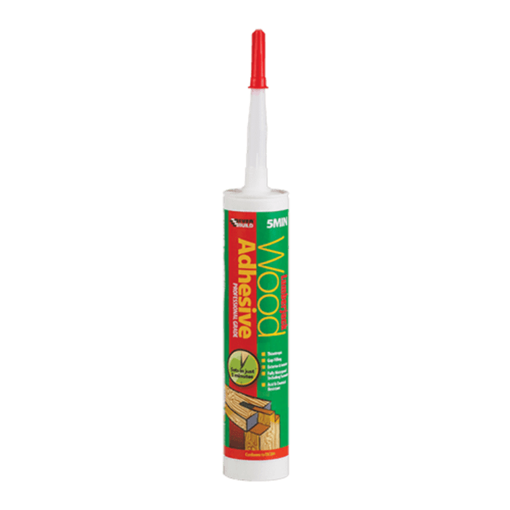 LUMBERJK 5 MIN PU WOOD ADH GEL -  - 310ML TUBES 5MINPU3, 5, MINUTE, POLYURETHANE, WOOD, ADHESIVE, LIQUID, 750GRM, REDLUMBERJACK, 5, MINUTE, POLYURETHANE, WOOD, ADHESIVE, LIQUID, RED, COLOUR, IS, IDEAL, LARGER, APPLICATIONS,