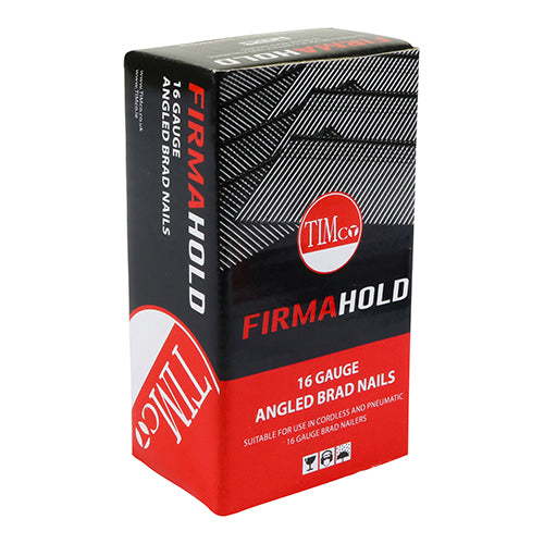 FirmaHold AG Brad A2 SS 16g x 38 - 2000 PC 2000 PCS - Box ABSS1638, TIMCO, FIRMAHOLD, COLLATED, 16, GAUGE, ANGLED, A2, STAINLESS, STEEL, BRAD, NAILS, 16G, X, 38IDEAL, INTERNAL, APPLICATIONS, SKIRTING, ARCHITRAVE, TONGUE, GROOVE