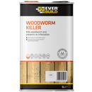LJACK WOODWORM KILLER -  - 5L  LJWORM05, CREOCOTE, 4LTR, DARK, BROWNCREOCOTE, OIL, BASED, WOOD, TREATMENT, EFFECTIVE, APPLIED, EXTERIOR, TIMBERS, GARDEN, SHEDS, FENCES, TRELLIS, WORK, OIL, BASED, PROPERTIES