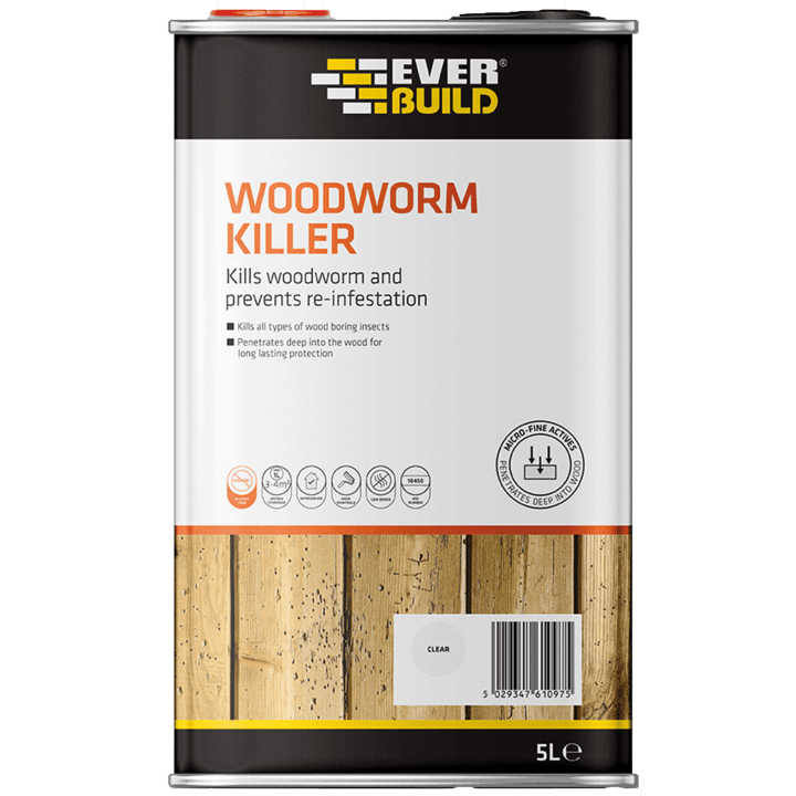LJACK WOODWORM KILLER -  - 5L  LJWORM05, CREOCOTE, 4LTR, DARK, BROWNCREOCOTE, OIL, BASED, WOOD, TREATMENT, EFFECTIVE, APPLIED, EXTERIOR, TIMBERS, GARDEN, SHEDS, FENCES, TRELLIS, WORK, OIL, BASED, PROPERTIES