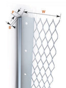 BLK *10mm Stainless Steel Plaster Stop Bead (3.0m Long) PS10/3.0/SS, BLK