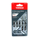 Bi-Met Jigsaw Blade for Metal T118AF - 5 P 5 PCS - Pack AMG11BI, TIMCO, JIGSAW, BLADES, METAL, CUTTING, BIMETAL, BLADES, T118AFBIMETAL, JIGSAW, BLADES, PROVIDING, STRAIGHT, CLEAN, CUT, SUITABLE, STEEL, STAINLESS, STEEL, THIN, SHEET