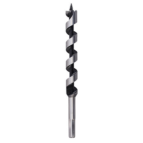 Hex Shank Wood Auger Bit 8.0 x 460 - 1 EA 1 EA - Tube HA8460, A, HIGH, PERFORMANCE, WOOD, DRILL, DRILLING, DEEP, HOLE, VARIOUS, TYPES, TIMBER, 1, TUBE, HEX, SHANKBRIGHT, BLACK, FINISHHIGH, GRADE, CARBON, STEELSCREW